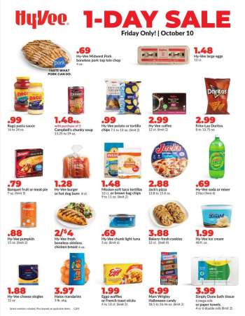 Hy-Vee Flyer - 10/10/2025 - 10/11/2025.