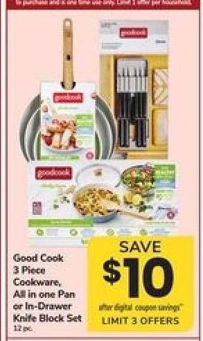 Good Cook 3 Piece Cookware Set