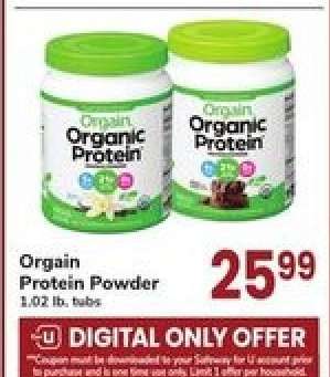 Orgain Protein Powder*