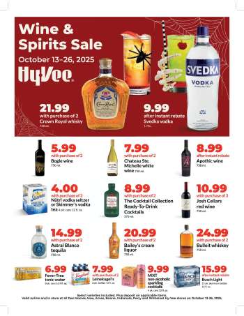 Hy-Vee Flyer - 10/13/2025 - 10/25/2025.