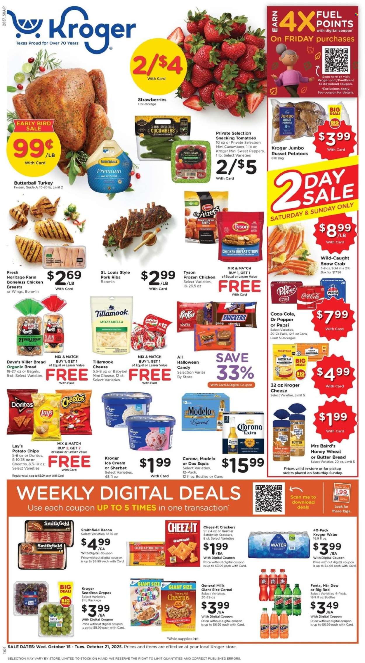 Kroger ad - 10/15/2025 - 10/21/2025. Page 1