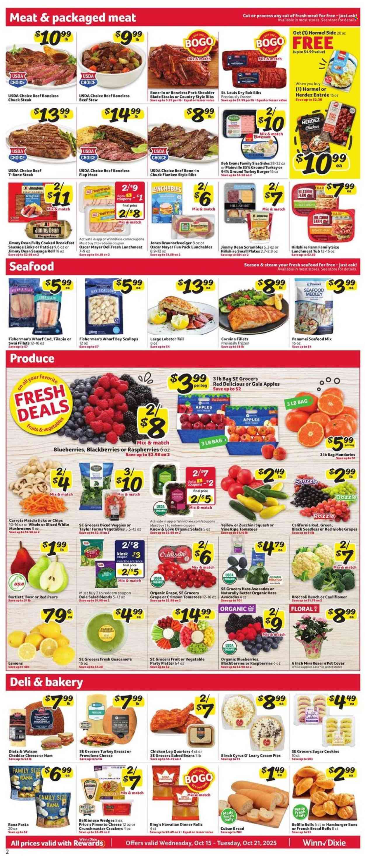 Winn Dixie ad - 10/15/2025 - 10/21/2025. Page 2
