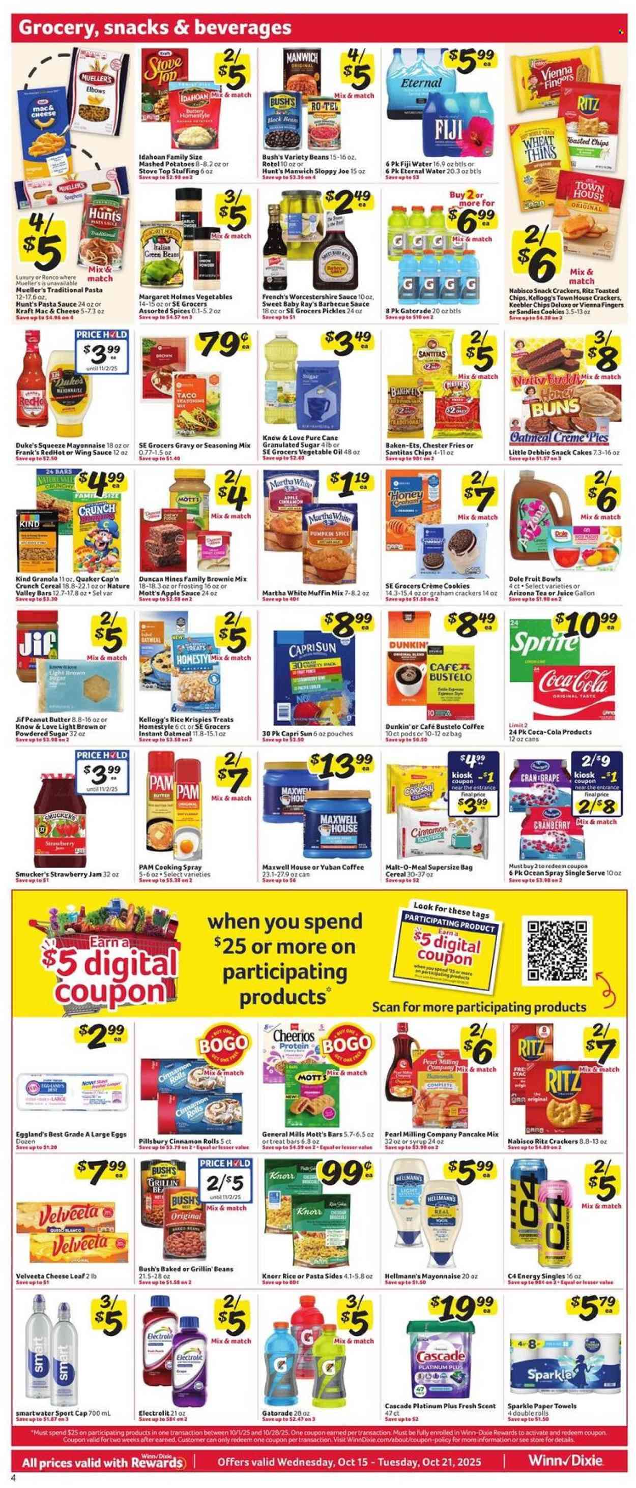 Winn Dixie ad - 10/15/2025 - 10/21/2025. Page 4