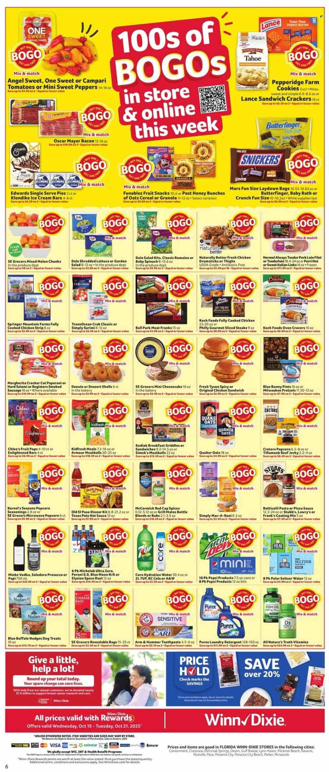 Winn Dixie ad - 10/15/2025 - 10/21/2025. Page 6