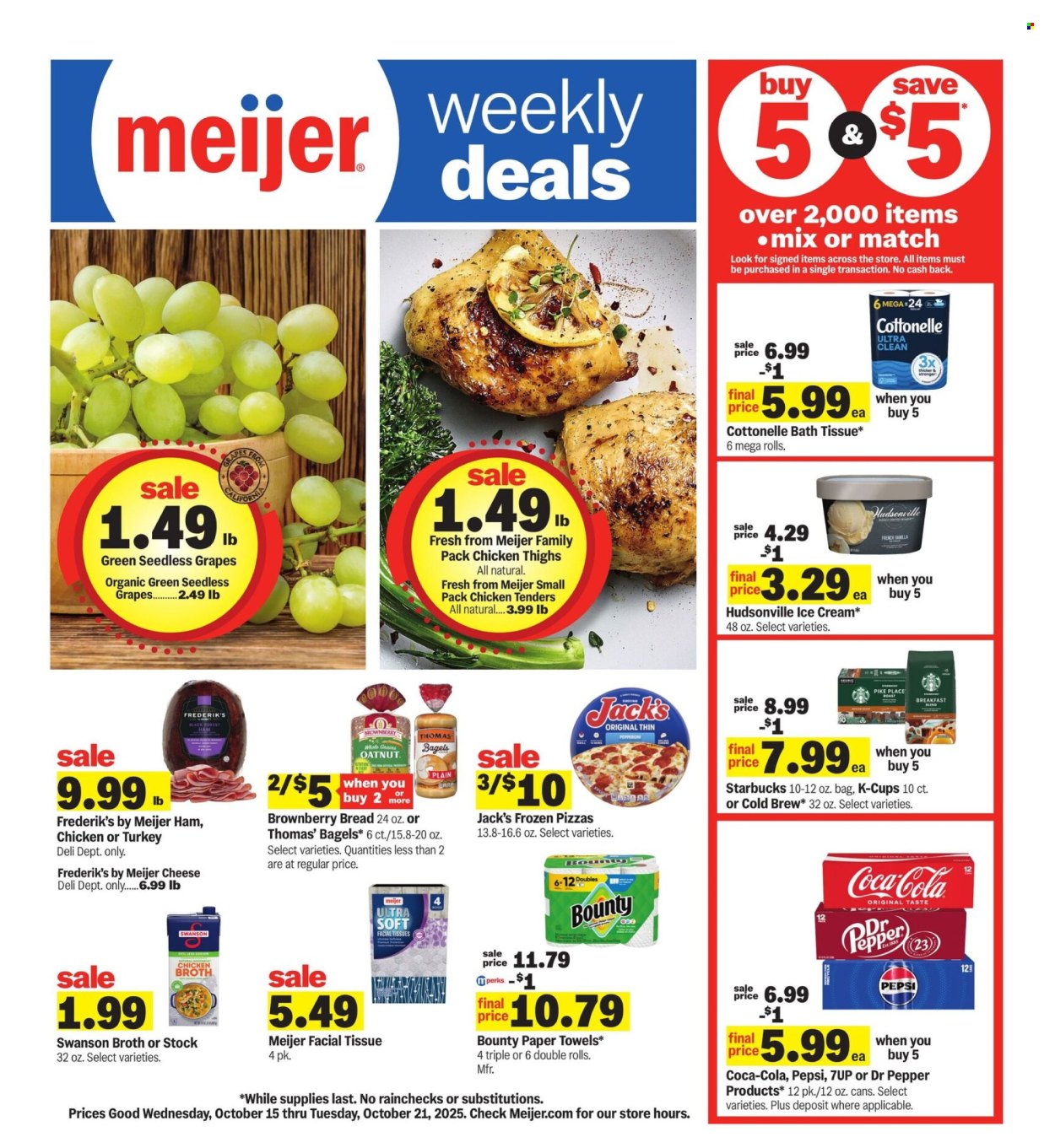 Meijer ad - 10/15/2025 - 10/21/2025. Page 1
