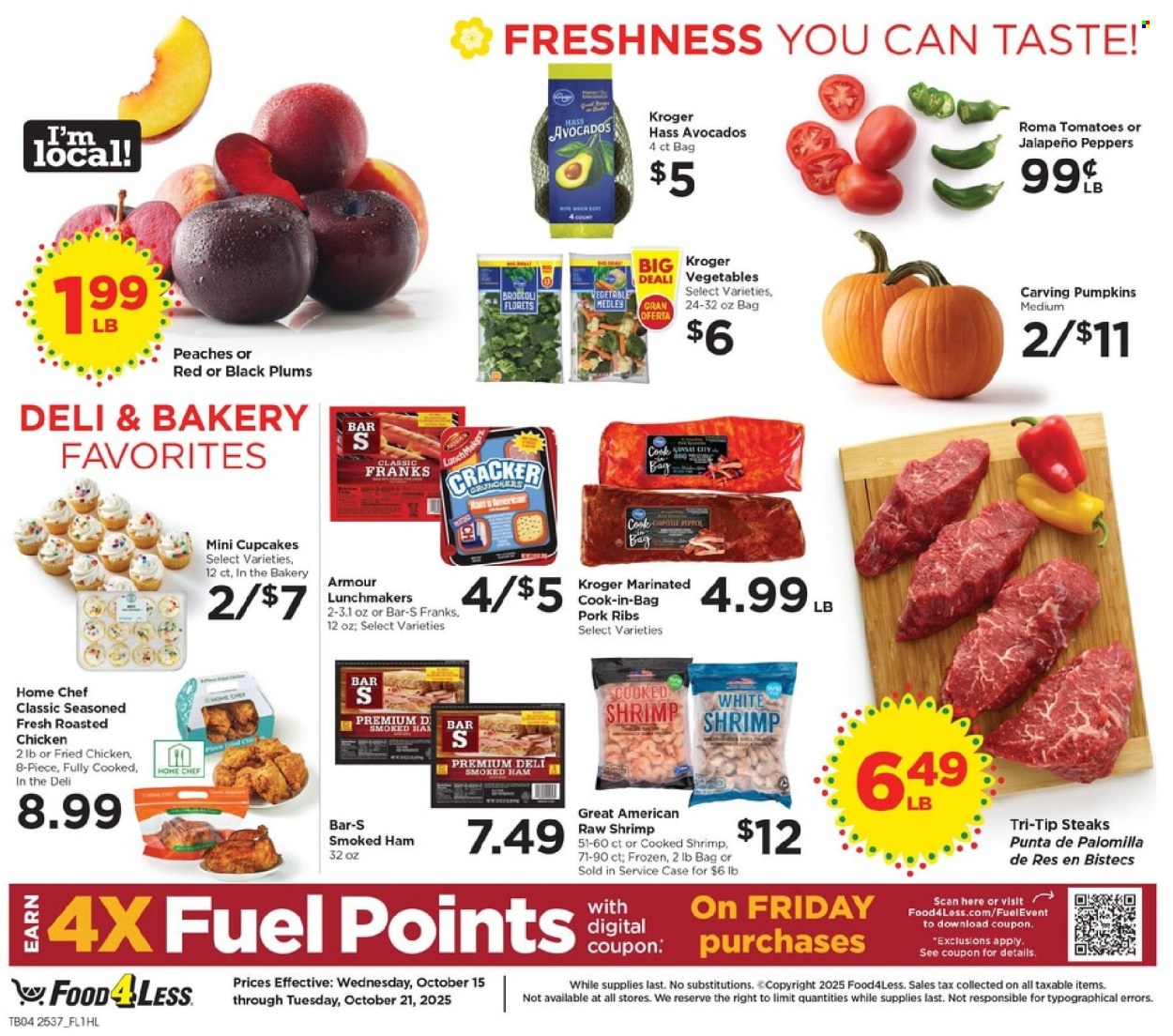 Food 4 Less ad - 10/15/2025 - 10/21/2025. Page 4