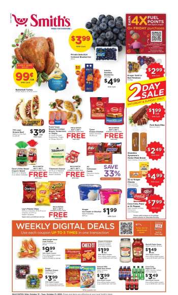 Smith's Flyer - 10/15/2025 - 10/21/2025.