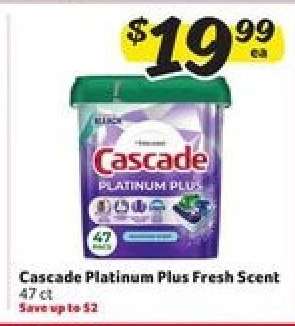Cascade Platinum Plus Fresh Scent