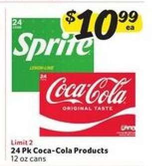 24 Pk Coca-Cola Products