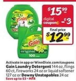 Gain Laundry Detergent