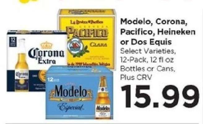 Modelo, Corona, Pacifico, Heineken or Dos Equis