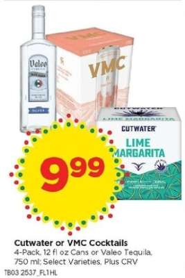 Cutwater or VMC Cocktails