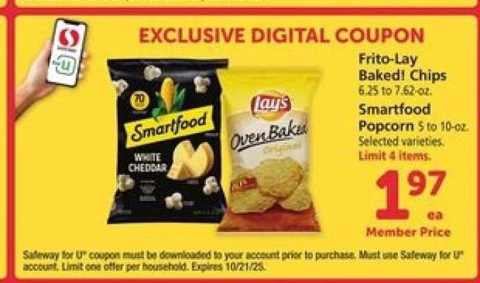Frito-Lay Baked! Chips & Smartfood Popcorn