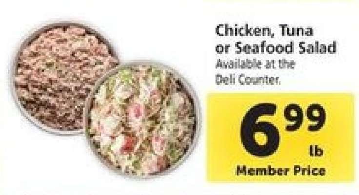 Chicken, Tuna or Seafood Salad