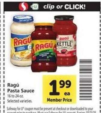 Ragú Pasta Sauce