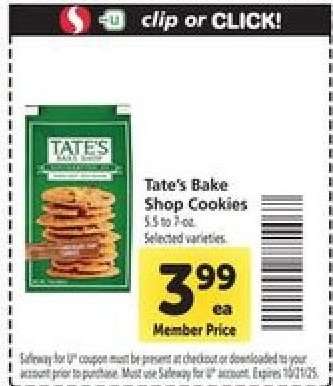 Tate's Bake Shop Cookies