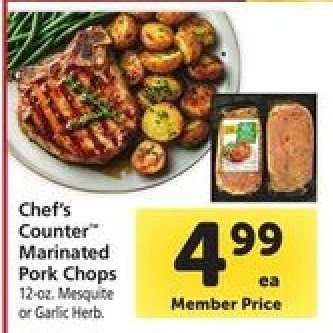 Chef's Counter Marinated Pork Chops