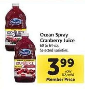 Ocean Spray Cranberry Juice
