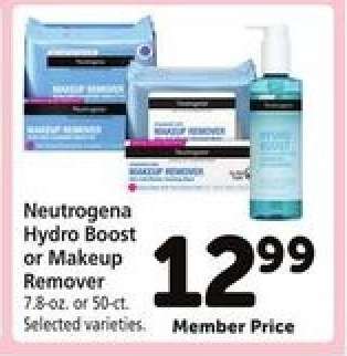 Neutrogena Hydro Boost or Makeup Remover