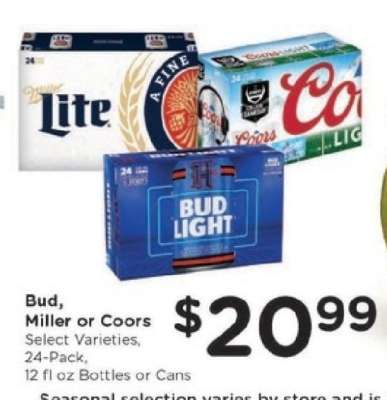 Bud, Miller or Coors