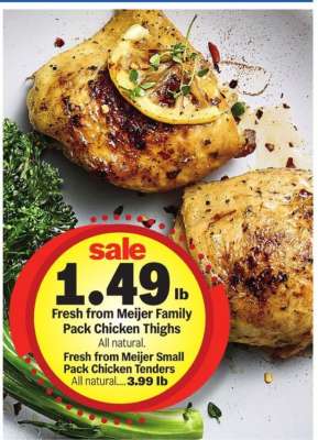 Fresh from Meijer Family Pack Chicken Thighs