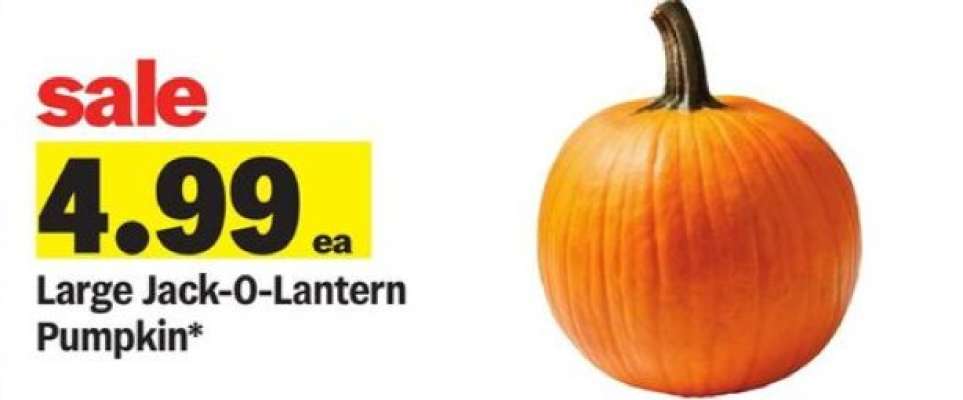 Large Jack O' Lantern Pumpkin