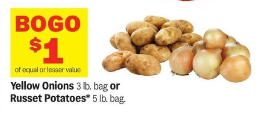 Yellow Onions or Russet Potatoes
