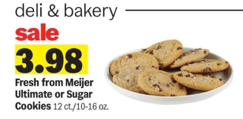 Fresh from Meijer Ultimate or Sugar Cookies