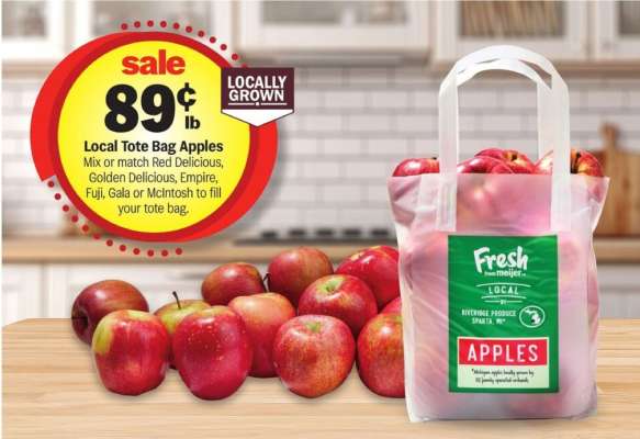 Local Tote Bag Apples
