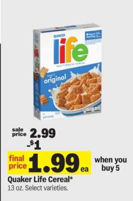 Quaker Life Cereal
