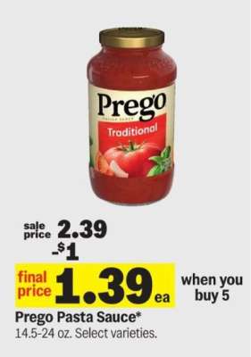 Prego Pasta Sauce