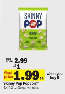 Skinny Pop Popcorn