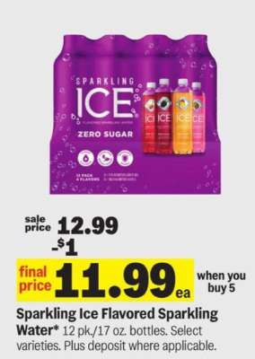 Sparkling Ice Flavored Sparkling Water*