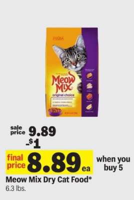 Meow Mix Dry Cat Food*