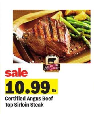 Certified Angus Beef Top Sirloin Steak