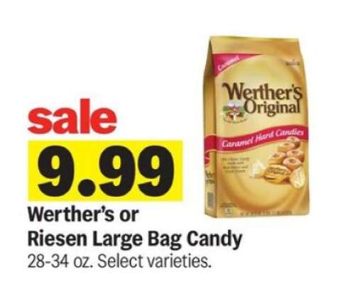 Werther's or Riesen Large Bag Candy