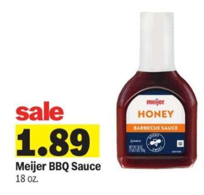 Meijer BBQ Sauce