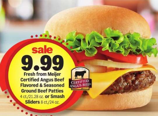 Certified Angus Beef Patties or Smash Sliders