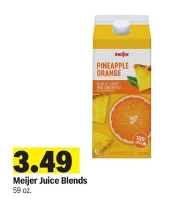 Meijer Juice Blends