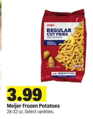 Meijer Frozen Potatoes