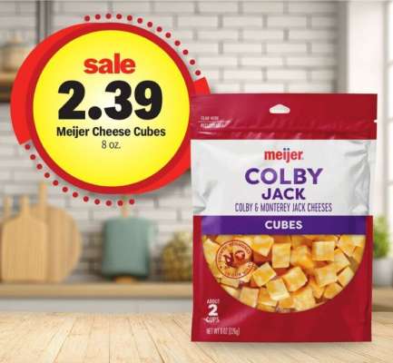 Meijer Cheese Cubes