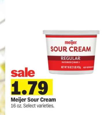Meijer Sour Cream