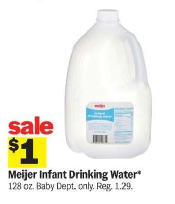 Meijer Infant Drinking Water*