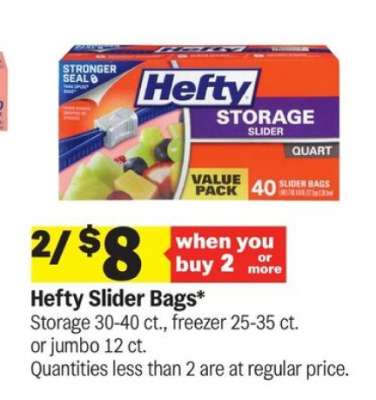 Hefty Slider Bags