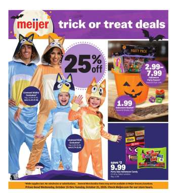 Meijer Flyer - 10/15/2025 - 10/21/2025.