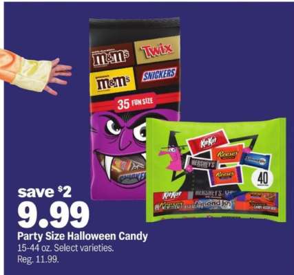 Party Size Halloween Candy