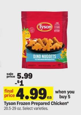 Tyson Frozen Prepared Chicken