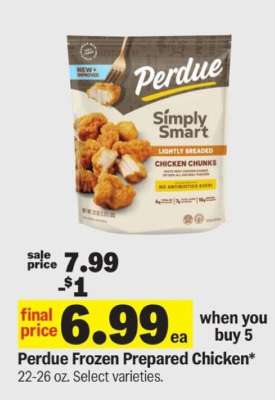 Perdue Frozen Prepared Chicken