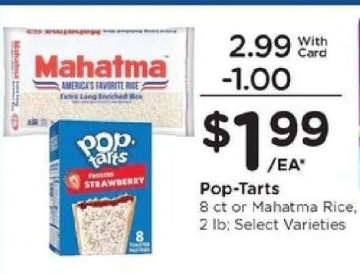 Pop-Tarts or Mahatma Rice