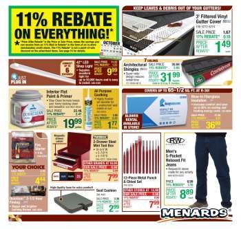 Menards Flyer - 10/16/2025 - 10/26/2025.